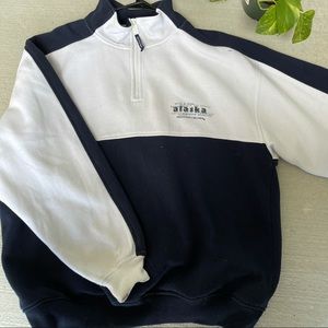 White mock neck jacket